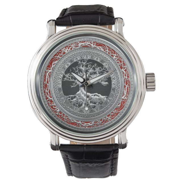 [400] Treasure Trove: Celtic Tree of Life [Silver] Watch (Front)