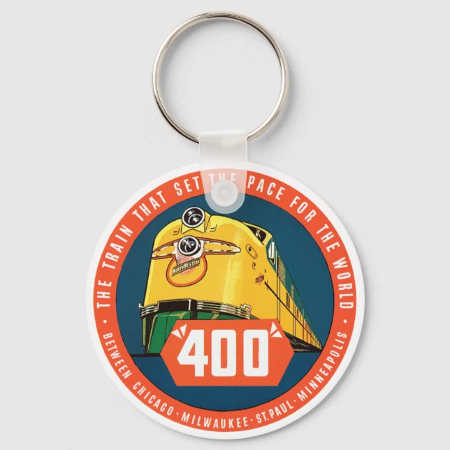 400Train Key Ring (Front)