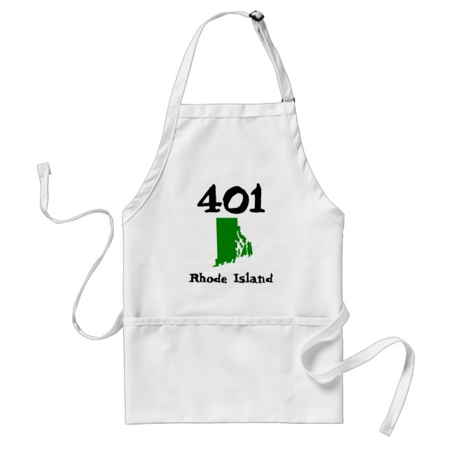 401, Area Code of Rhode Island Standard Apron (Front)