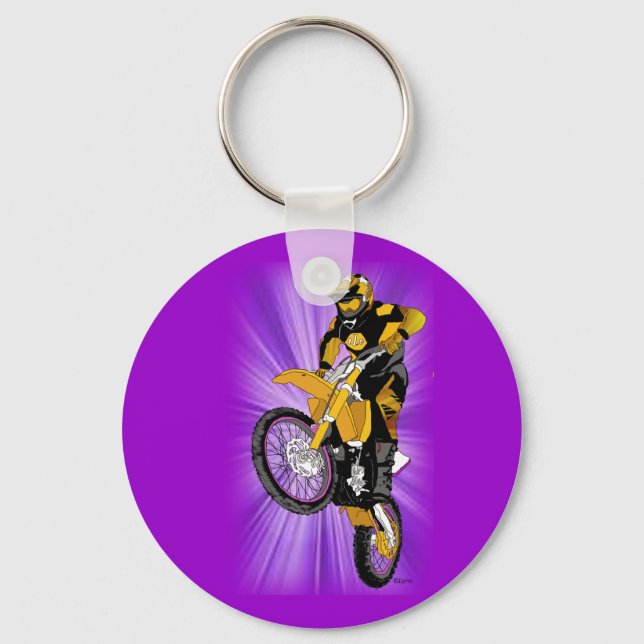 402 Motocross Key Ring (Front)