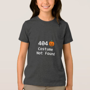 404 Costume Not Found Tri-Blend Shirt