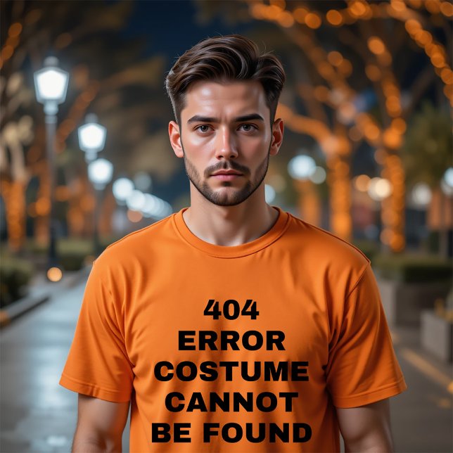 404 ERROR COSTUME CANNOT BE FOUND T-SHIRT (Creator Uploaded)