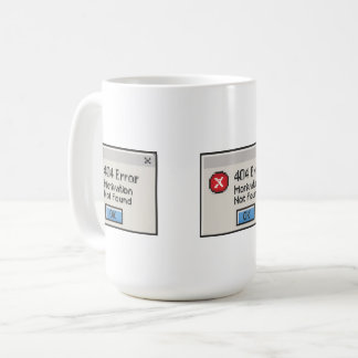 404 Error: Motivation Not Found Coffee Mug