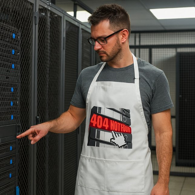 404 Not Found Website Error Message  Standard Apron (Creator Uploaded)