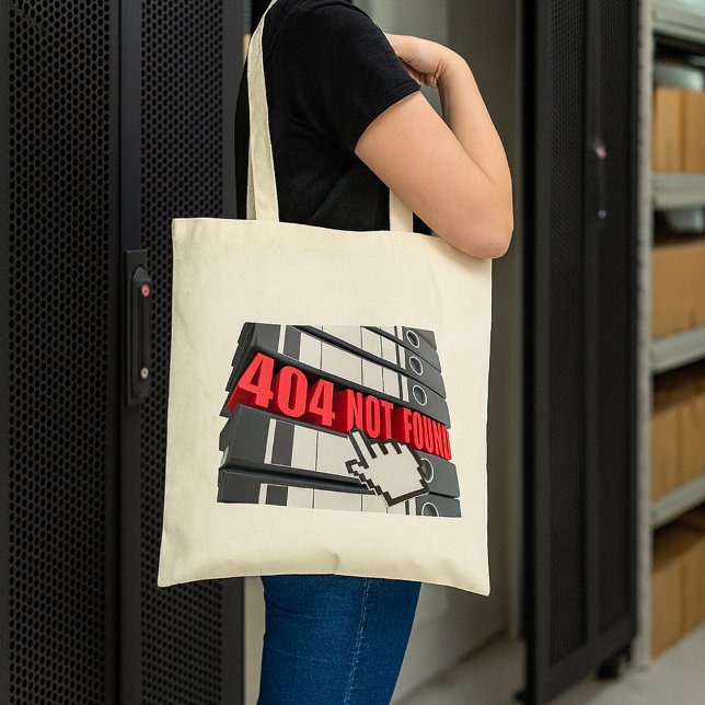 404 Not Found Website Error Message  Tote Bag (Creator Uploaded)