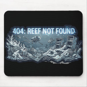 404 Reef Not Found – Underwater Tech Graveyard Mouse Mat