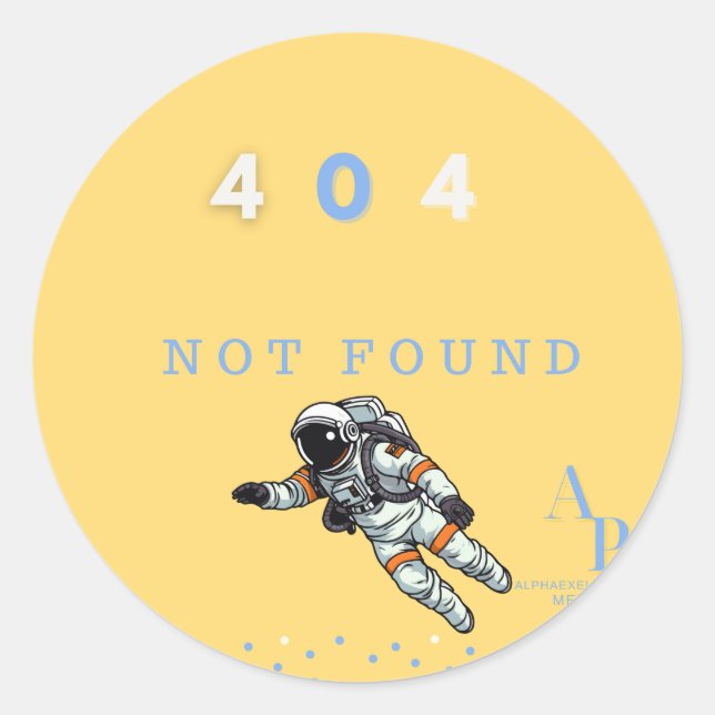 404 Sticker (Front)