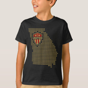 404 United Atlanta Soccer Fan Jersey Georgia Map E T-Shirt