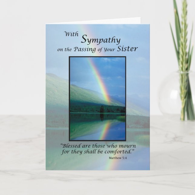 4081 Sister Sympathy Rainbow Card (Front)