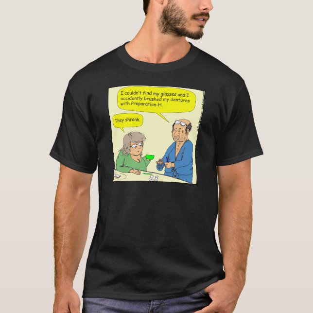 408 dentures hemorrhoid cream Cartoon T-Shirt (Front)