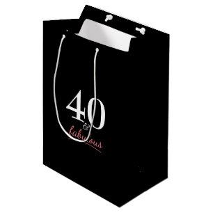 40 and Fabulous Birthday Medium Gift Bag