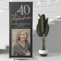 40 and Fabulous Elegant 40th Birthday Photo