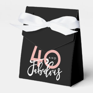 40 and fabulous favour box