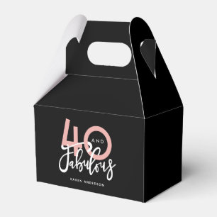 40 and fabulous favour box