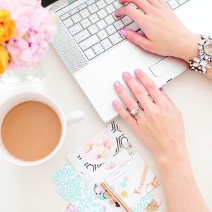 40 and fabulous watercolored pink sakora flowers  latte mug