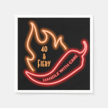 40 and Fiery, 40th Birthday Party Favour