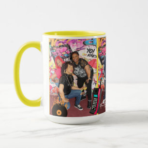 40 and Fly Hip Hop Themed Personalised Photo Mug