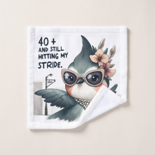 40+ and Still Hitting My Stride Wash Cloth