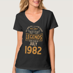 40 Birthday 40 Legends Were Born In July 1982 T-Shirt