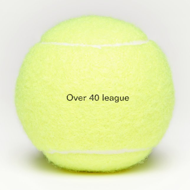 40 birthday tennis tennis balls (Front)