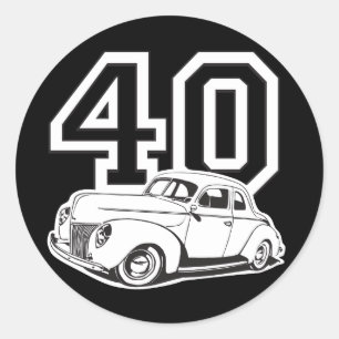 40 Classic Round Sticker