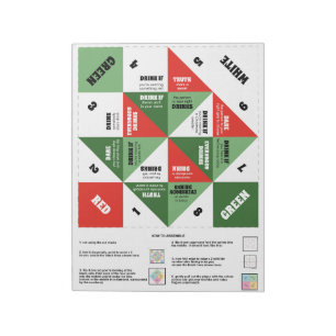 40 Cootie Catcher Games - Christmas Dares Notepad