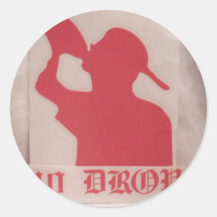 40 Drop Logo Vinyl Sticker