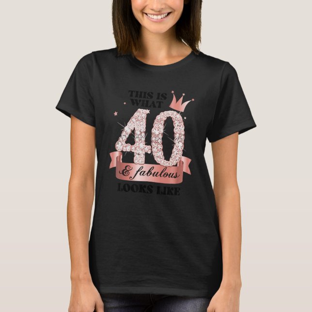 40 & Fabulous I Rose And White Party Group Candid  T-Shirt (Front)