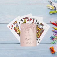 40 fabulous party blush rose gold glitter drips
