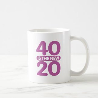 40 Is The New 20 Coffee Mug