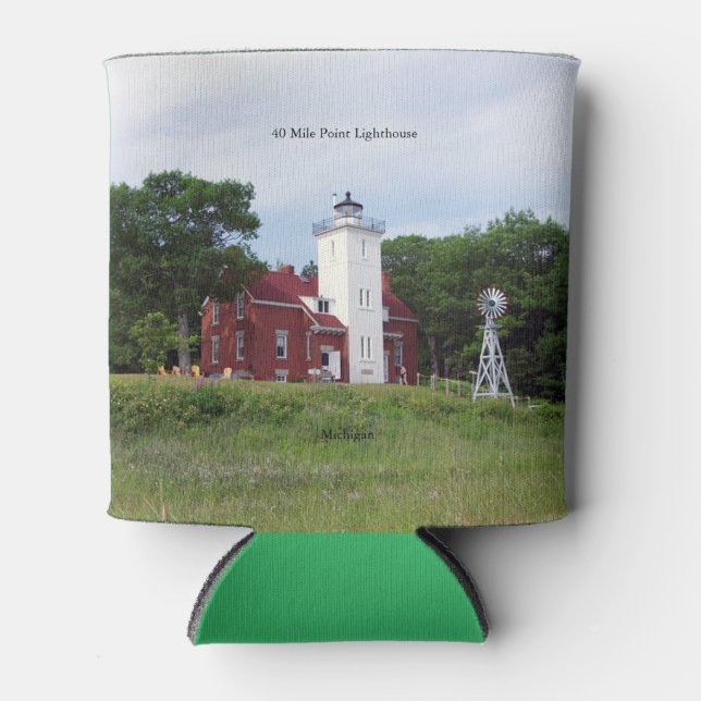 40 Mile Point Lighthouse can cooler (Front)