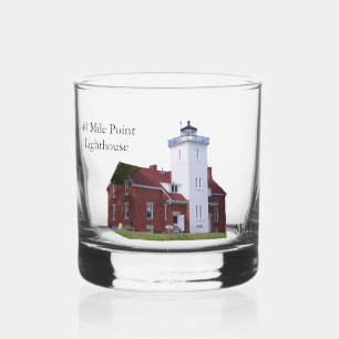 40 Mile Point Lighthouse glass