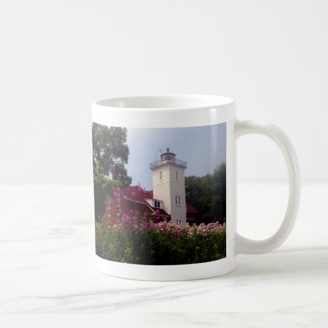 40 mile Point Lighthouse history mug (Right)