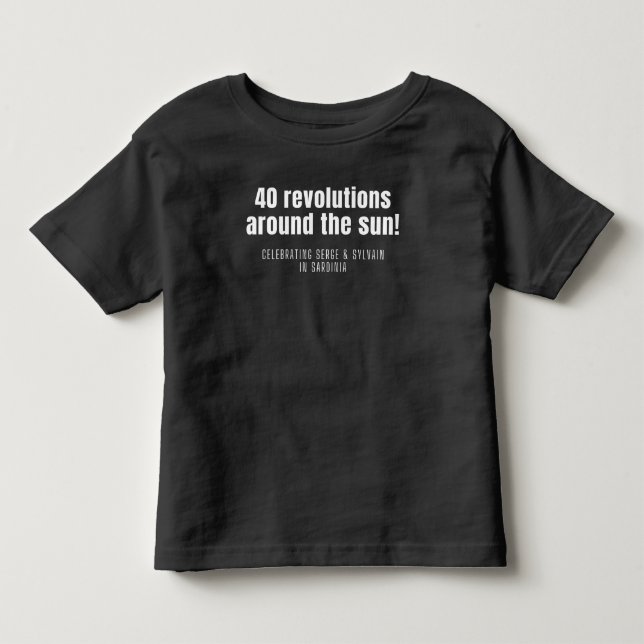 "40 Revolutions..." shirt (Front)