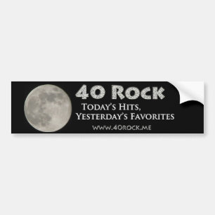 40 Rock Radio Bumpersticker Bumper Sticker
