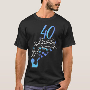 40 Women's 40th Birthday 1982 Round Birthday T-Shirt