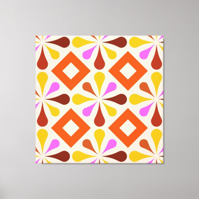 40"x40" XL Super Mod Retro aesthetic art print (Front)