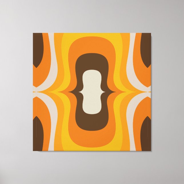 40"x40" XL Super Mod Retro aesthetic art print (Front)