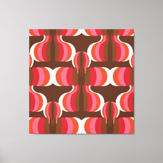 40"x40" XL Super Mod Retro aesthetic art print (Front)