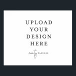 40" x 50" Extra Large Poster - Landscape<br><div class="desc">Customise your card in Templett. After you are done editing,  download your file in a JPG format (don't forget to turn on the bleed option). Upload your design here by clicking on the blue "Personalise" button.</div>