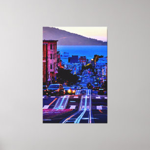40 X 60 SCENIC SAN FRANCISCO CITY CANVAS PRINT