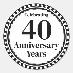 40 Year Anniversary Envelope Seal