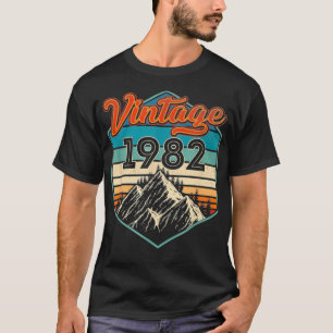 40 Year Old 40 Birthday Gifts Vintage 1982 Retro S T-Shirt