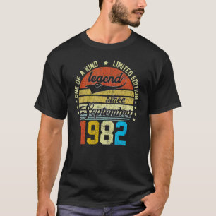 40 Year Old 40th Birthday Legend Since September 1 T-Shirt