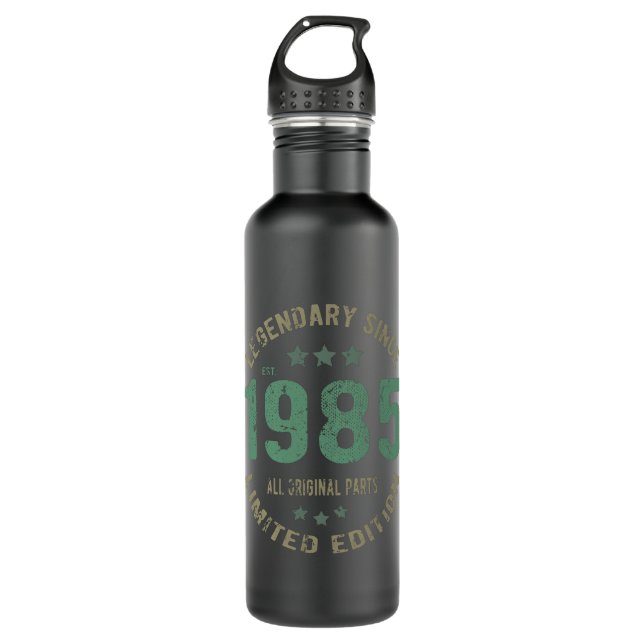 40 Year Old Bday 1985 Legend 40th Birthday Gift 710 Ml Water Bottle (Front)