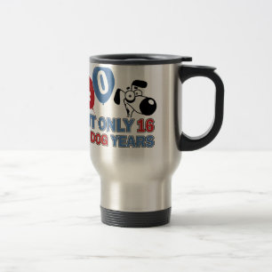 40 year old Dog years designs Travel Mug