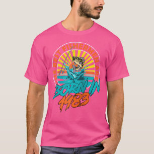 40 Year Old Fishing Born In 1983 40Th Birthday Fis T-Shirt