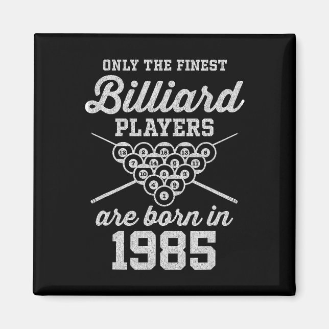 40 Year Old Pool Player 40th Birthday Billiards  Magnet (Front)