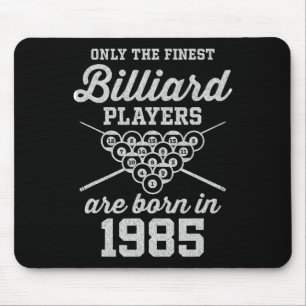 40 Year Old Pool Player 40th Birthday Billiards  Mouse Mat