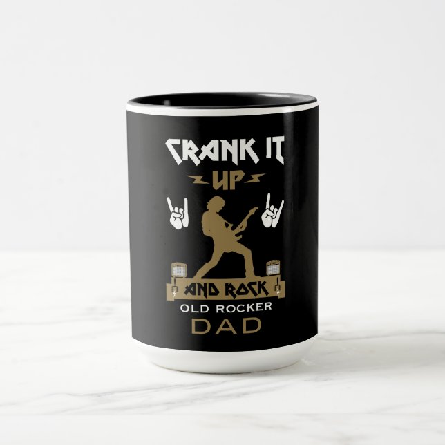 40 Year Old Rockers Birthday Mug (Center)